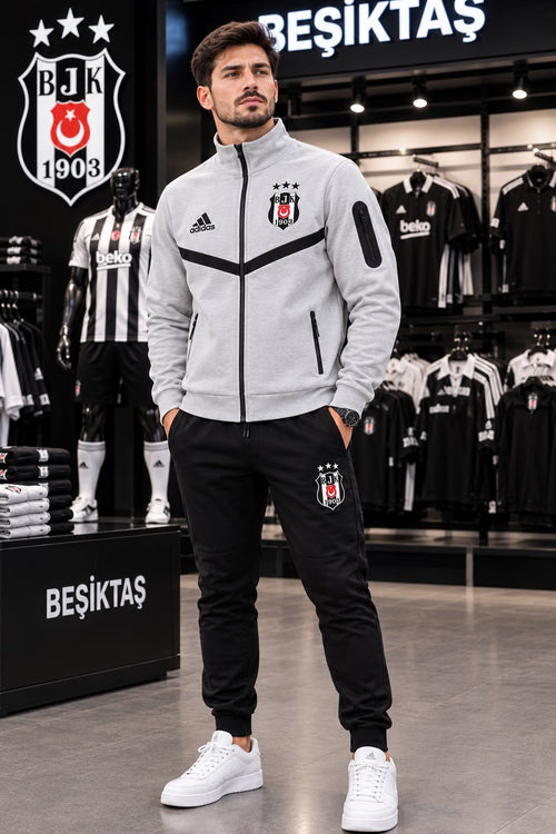 Beşiktaş Beyaz Yetişkin Eşofman Takımı