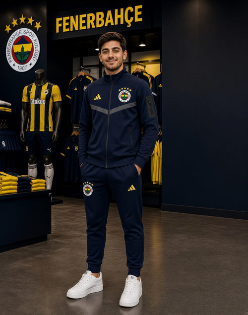 Fenerbahçe Lacivert Yetişkin Eşofman Takımı